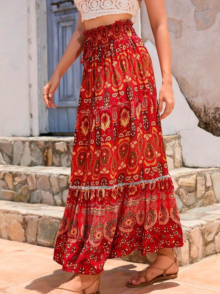 Iselisse – Stylish Bohemian Maxi Skirt