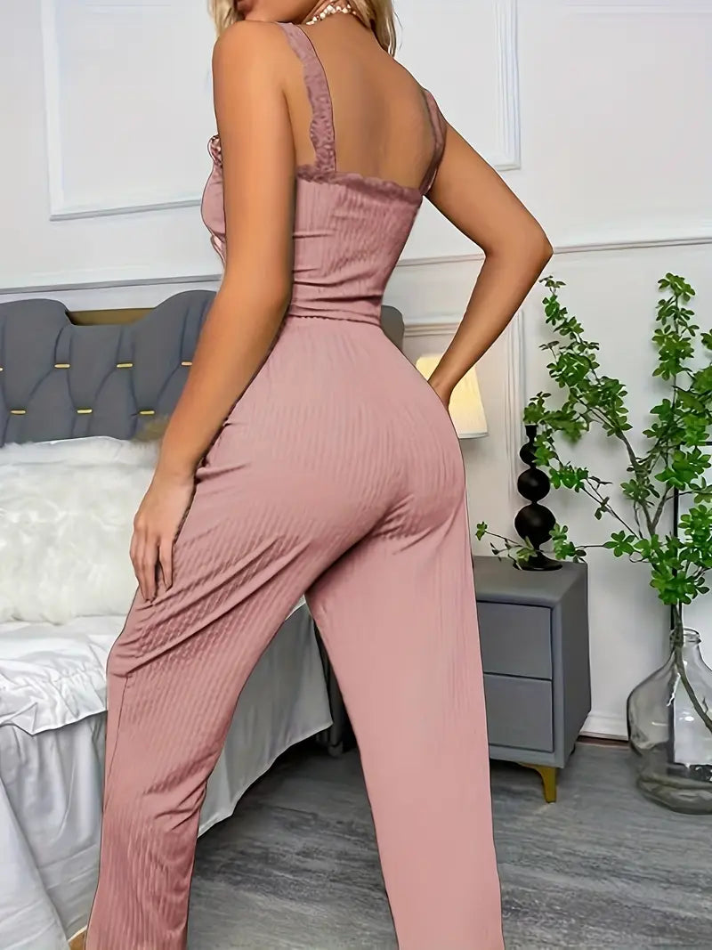 Thaliora – Fashionable Set of Sleeveless Top and Pants