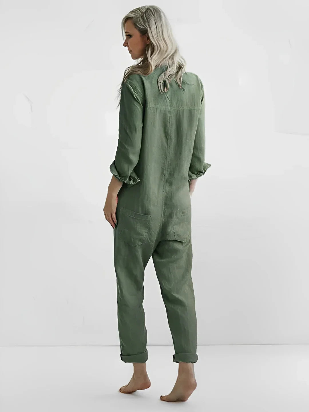 Mirose – Stylish Linen Jumpsuit