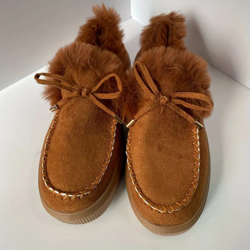 Visenya - Winter snow boots made of thick fleece