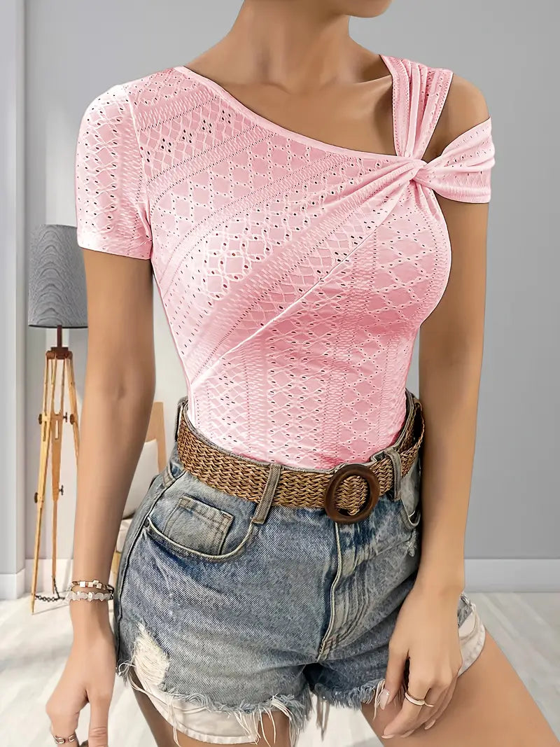 Lovis – Asymmetrisches One Shoulder Top