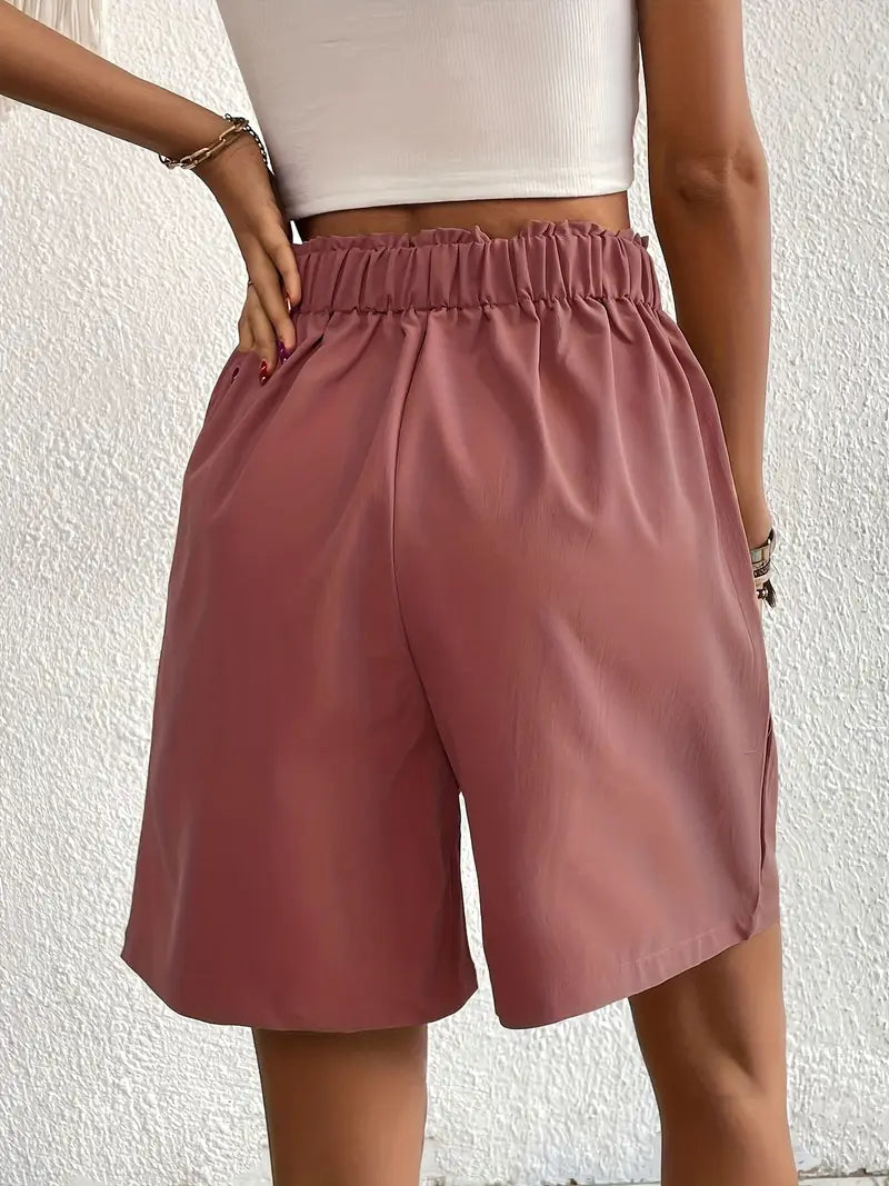 Nyx - High Waist Pleated Shorts