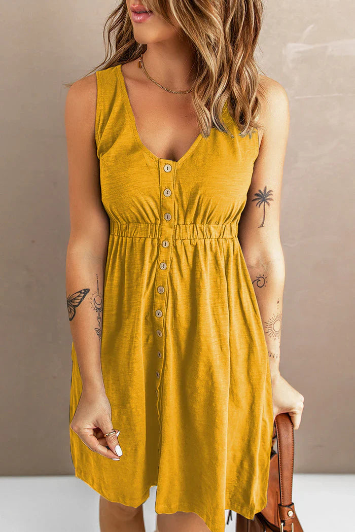 Hellie – Stylish Sleeveless Mini Dress