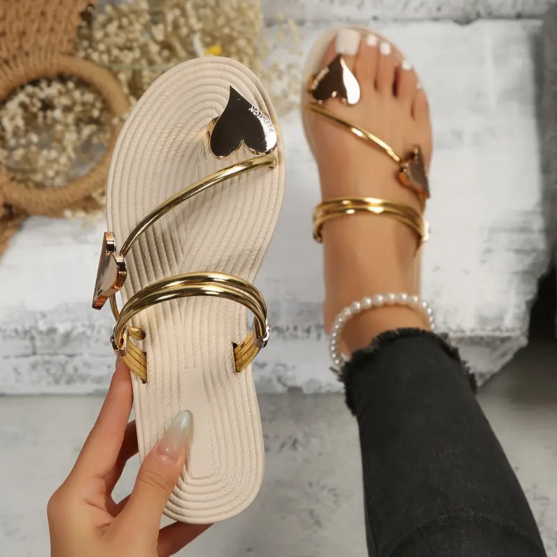 Aamarie – Beautiful Gold Toned Sandals