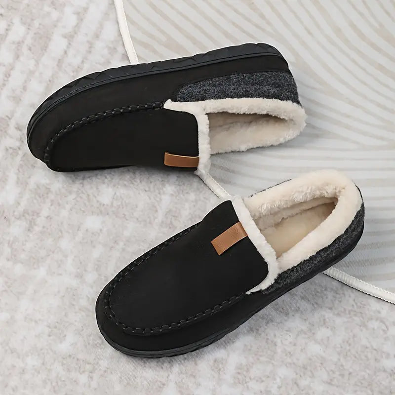 Nyah – Cozy loafers with fleece lining