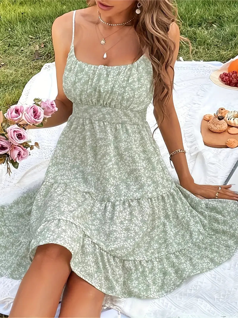 Emaline – Pretty Summer Dress with Floral Pattern