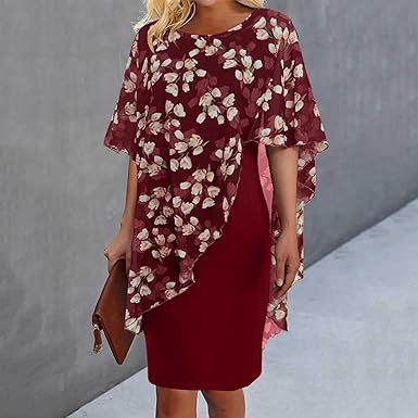 Pelia – Asymmetric Floral Mesh Dress