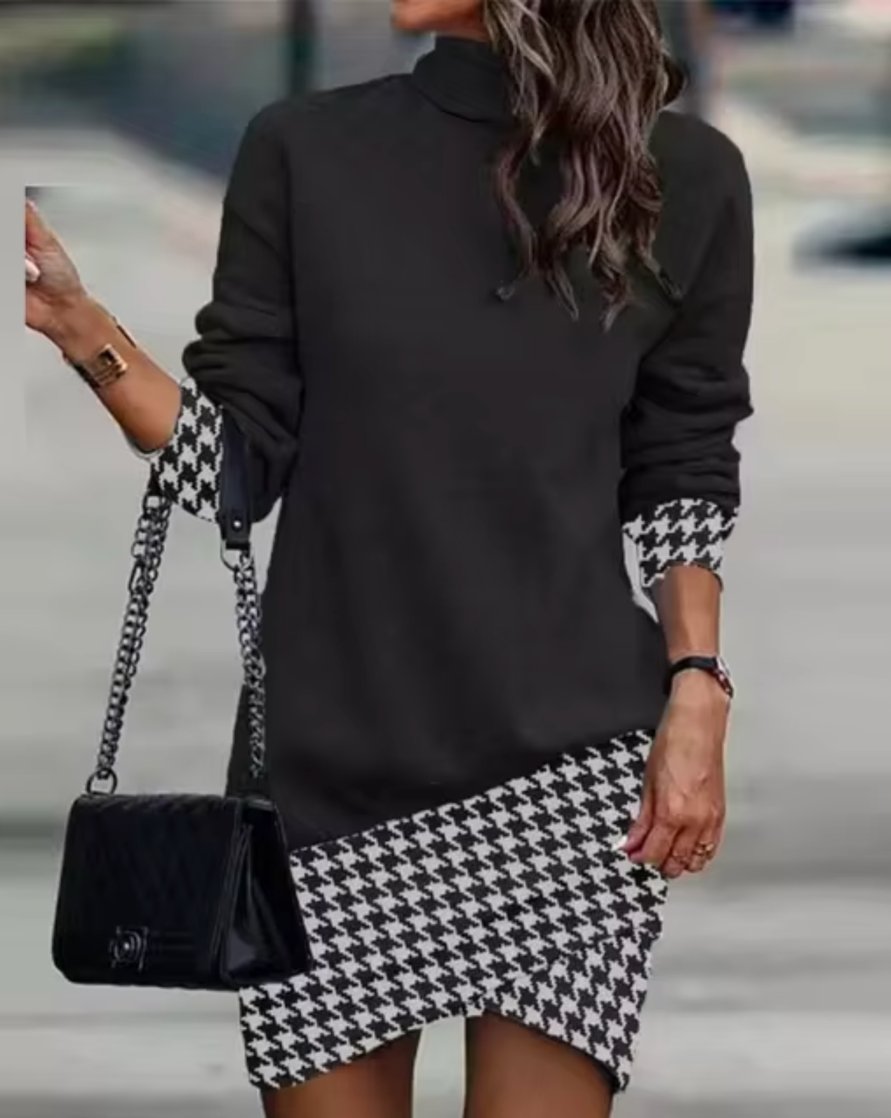 Caitlin – Casual Asymmetric Hem Dress