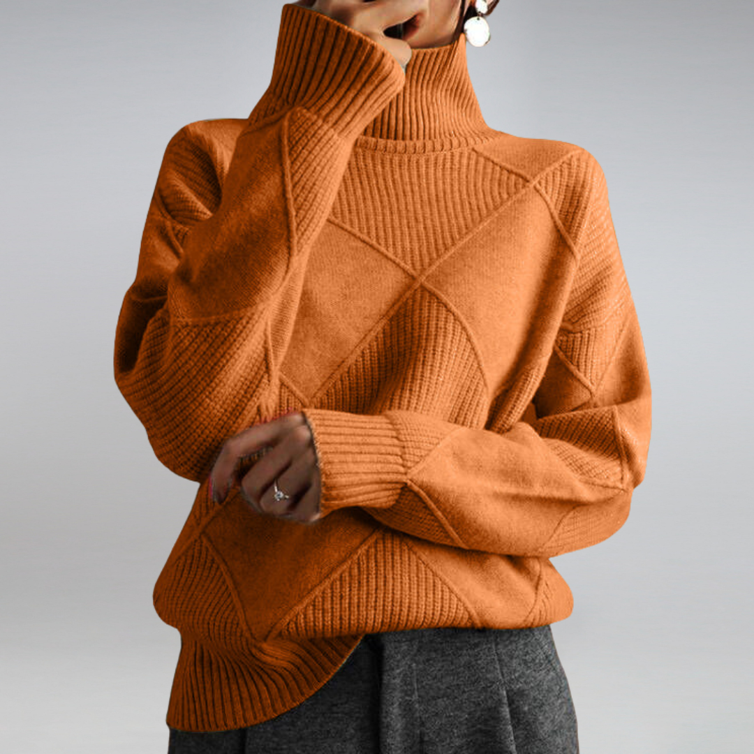 Cozy Cashmere Women's Turtleneck Sweater