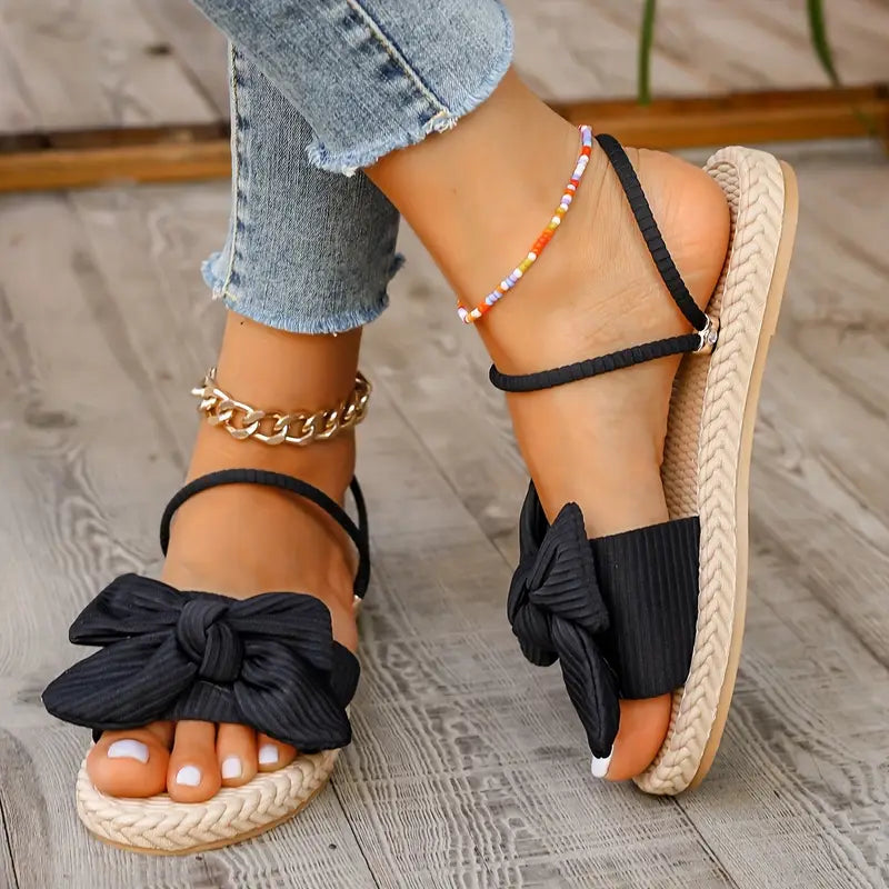 Zephyra – Stylish Bow Sandals
