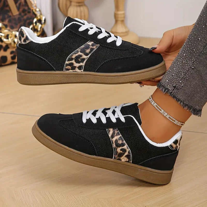 Carmillia – Stylish Leopard Print Sneakers