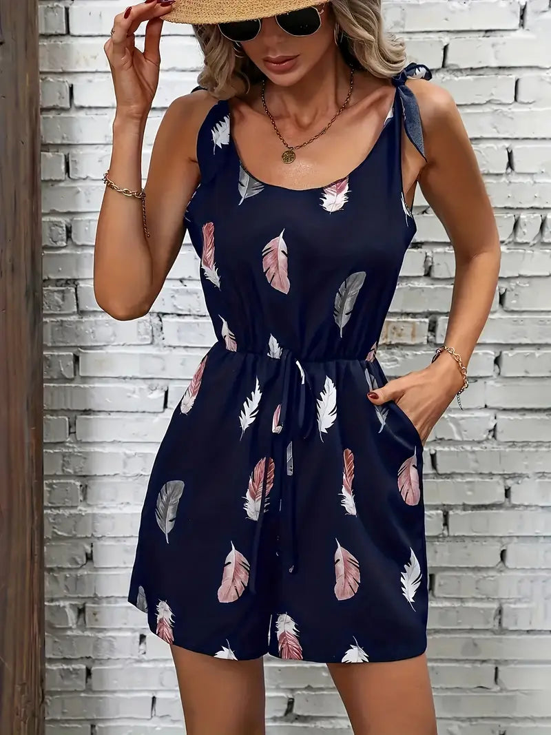 Kellian – Chic Romper with Straps