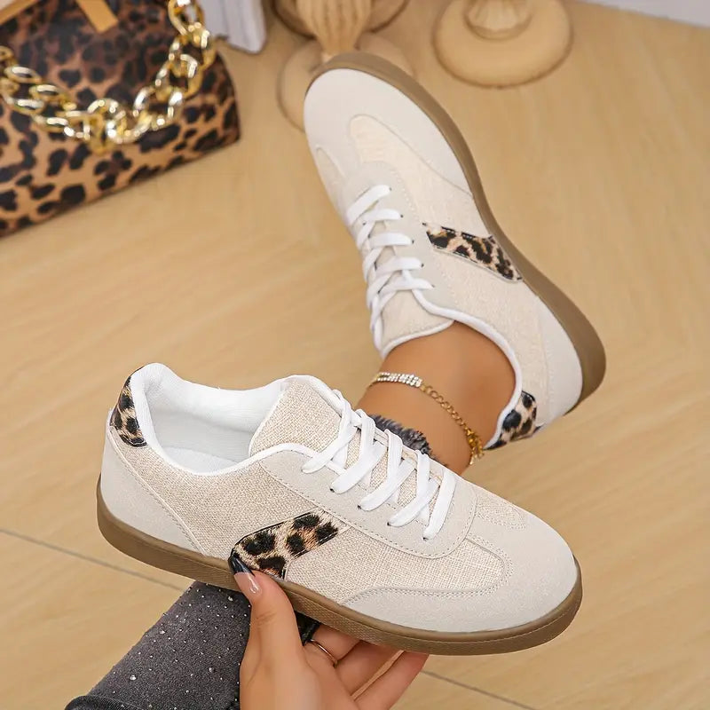 Carmillia – Stylish Leopard Print Sneakers