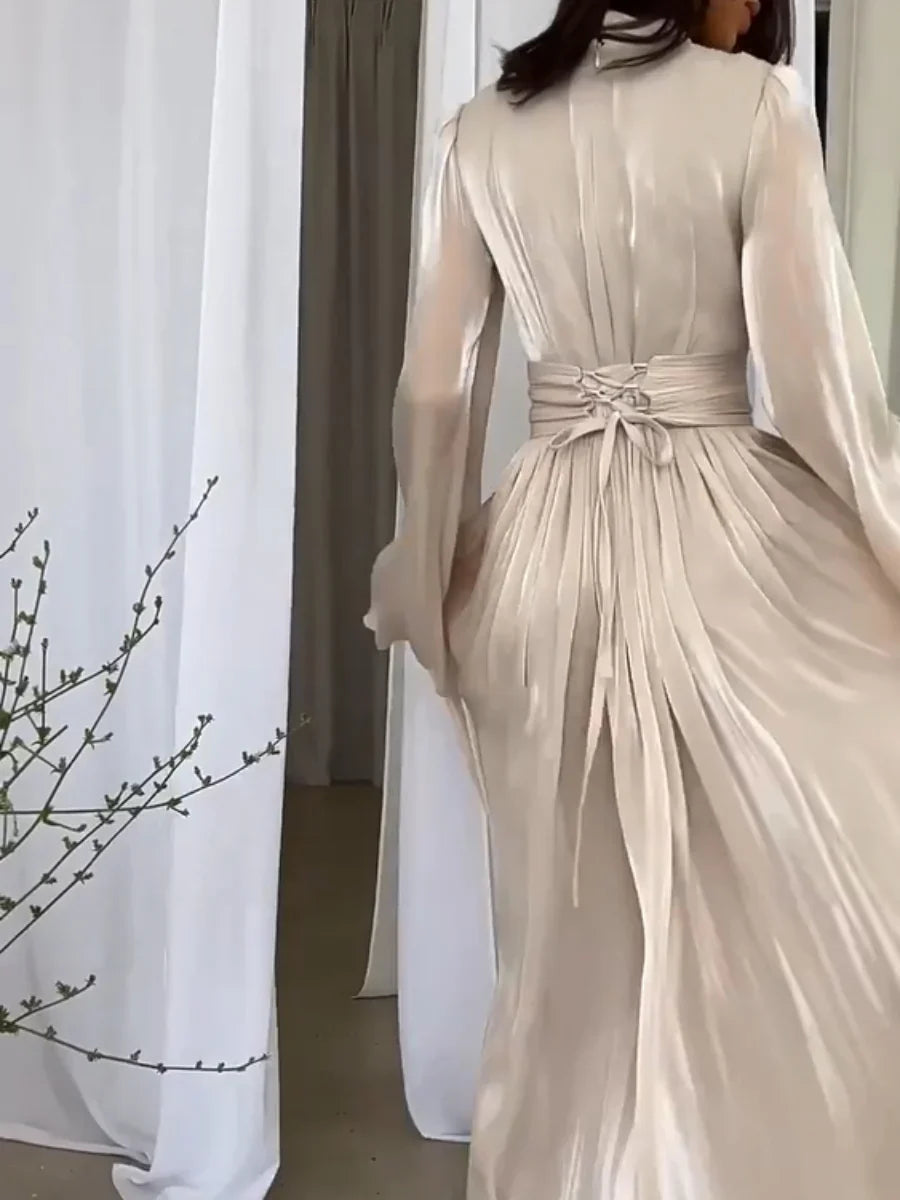 Lytheris – Elegant Satin Maxi Dress