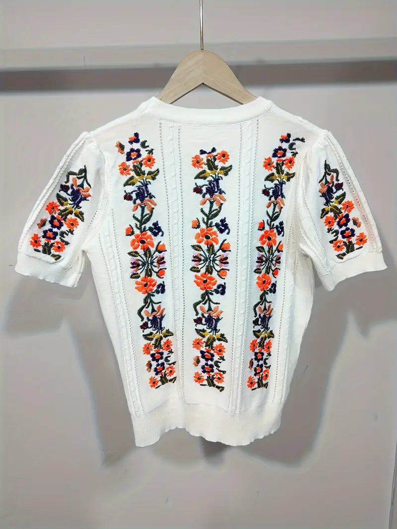 Iris – Cotton Knitted Top