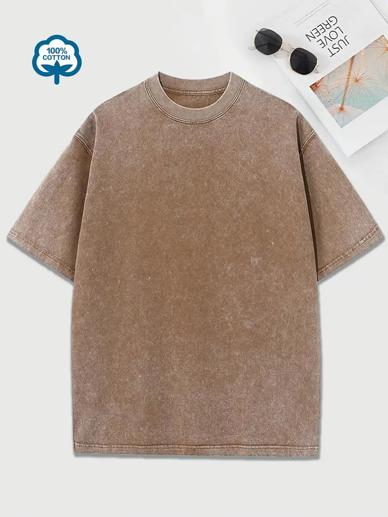 Brooklyn - Cotton Crew Neck T-Shirt