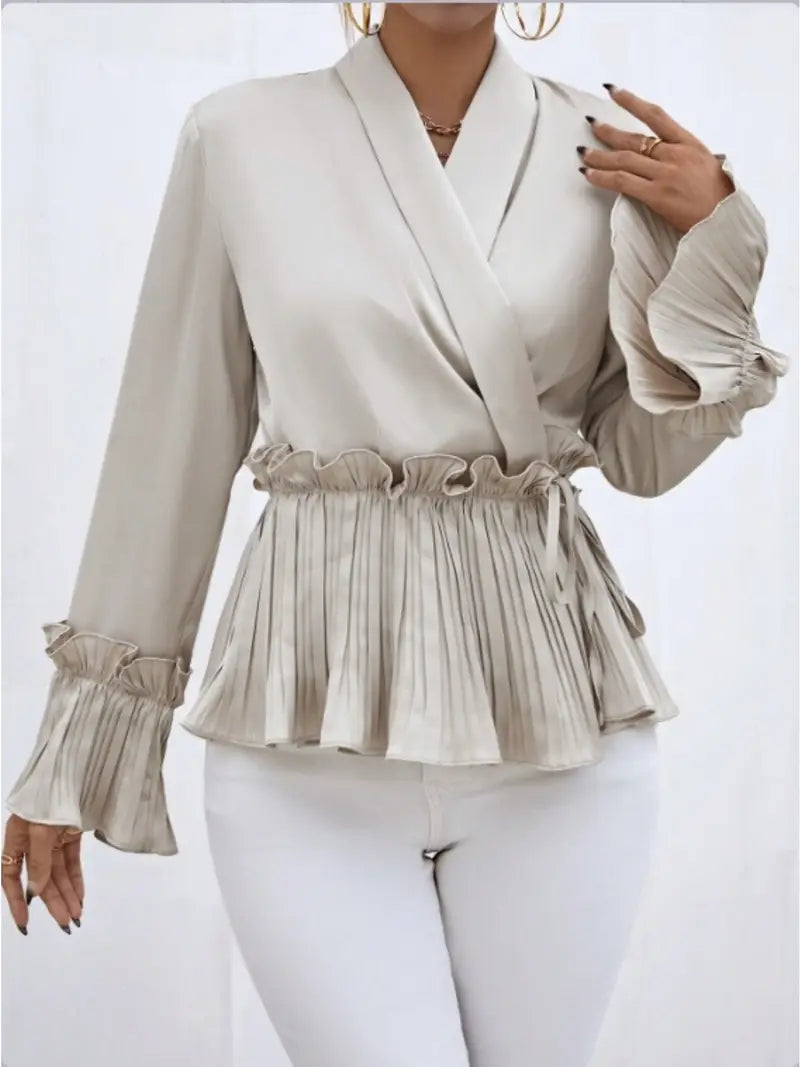 Clea – Elegant Satin Blouse