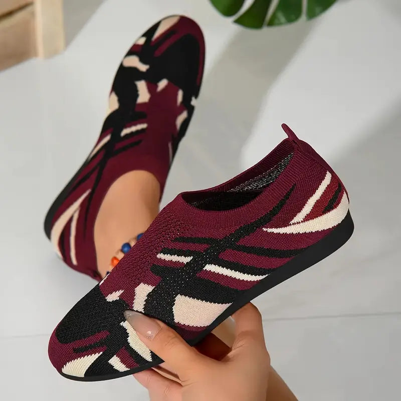 Nytheris – Stylish Breathable Slip-on Knit Shoes