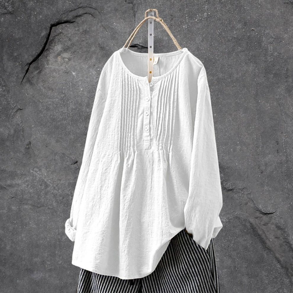 Avrica – High-quality Cotton-linen Blouse