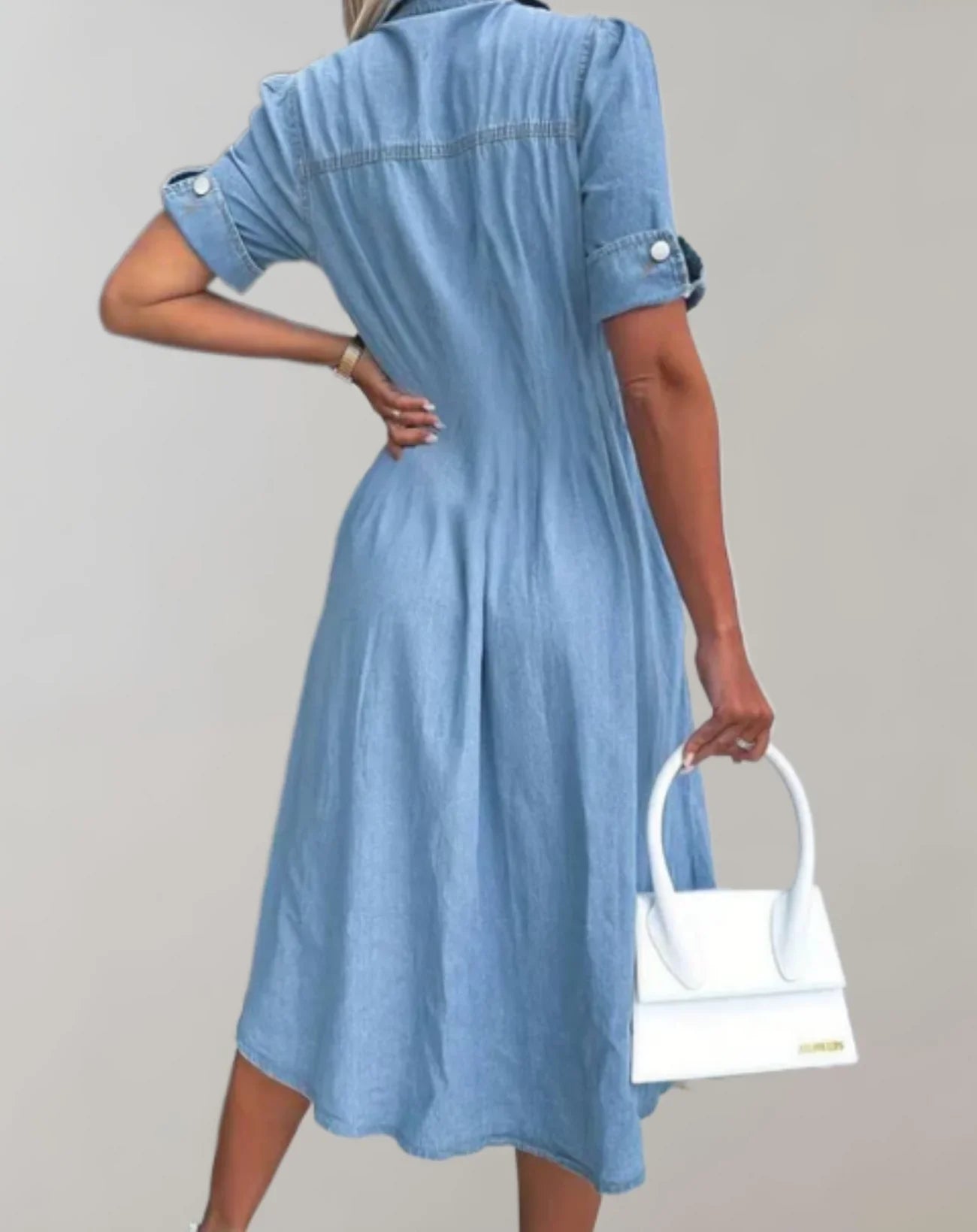 Oriana – Versatile Cotton Denim Dress
