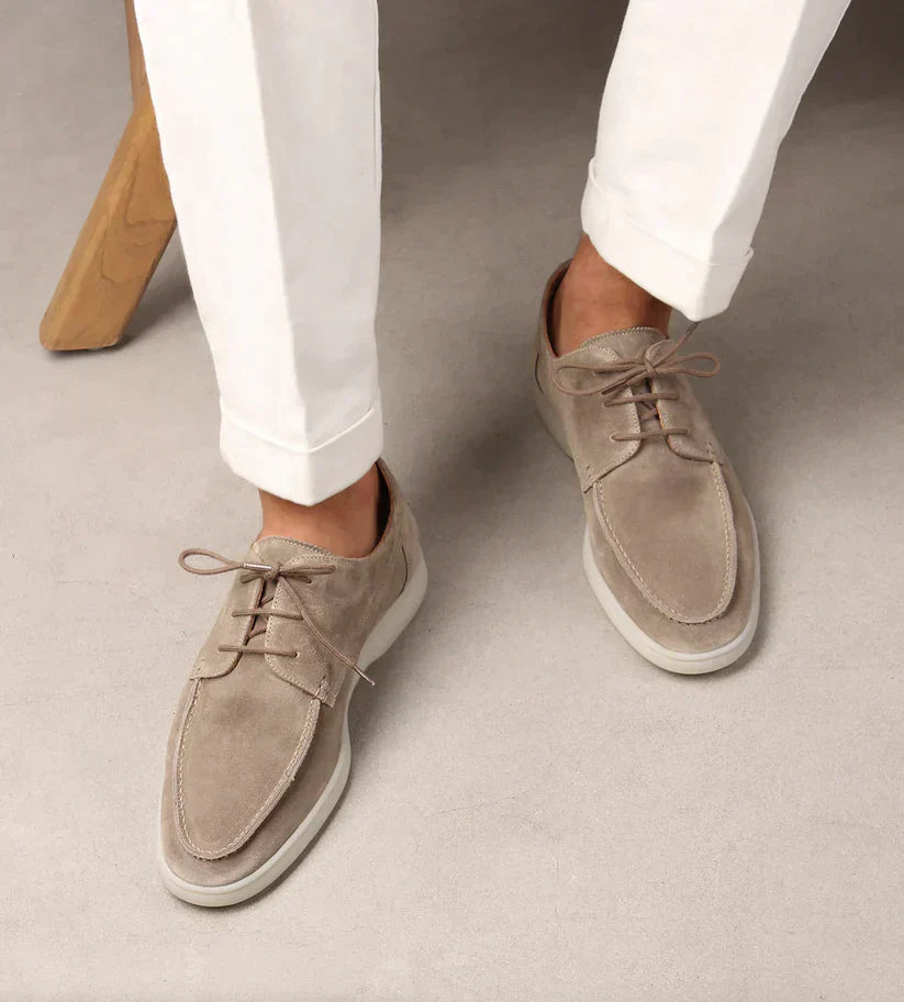George - Luxury Leather Lace-up Loafers for Men