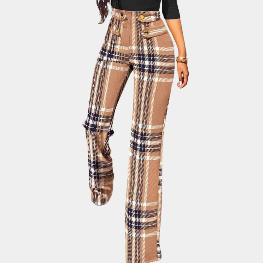 Thaneria – Vintage Style High-waisted Trousers