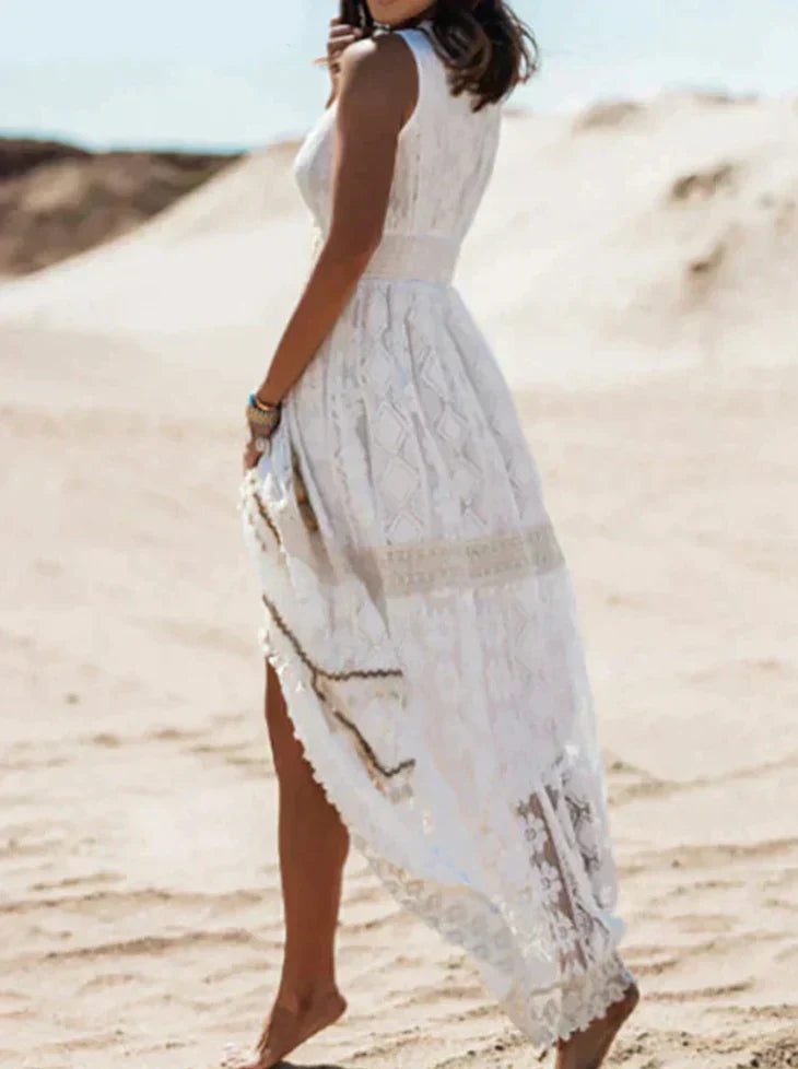 Sorrelis – Elegant Cotton Lace Dress