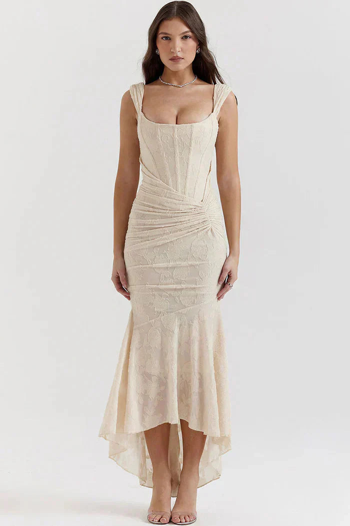 Melly – Elegant Off-shoulder Lace Dress