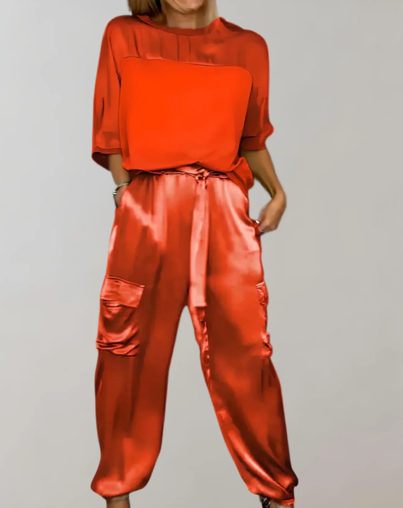 Harlow – Elegant and Sophisticated Satin Set