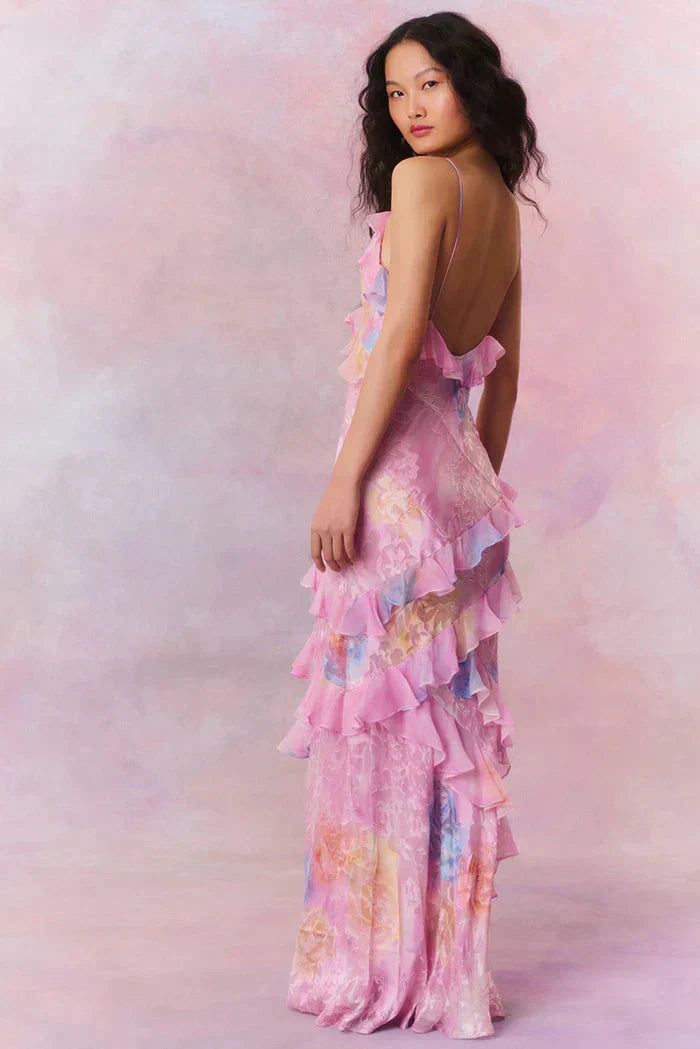 Levitia – Dreamy Ruffled Maxi Dress