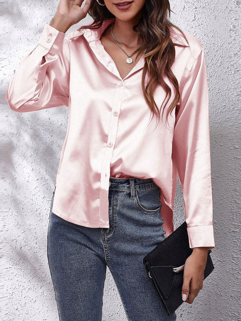 Lyvora – Elegant Satin Blouse