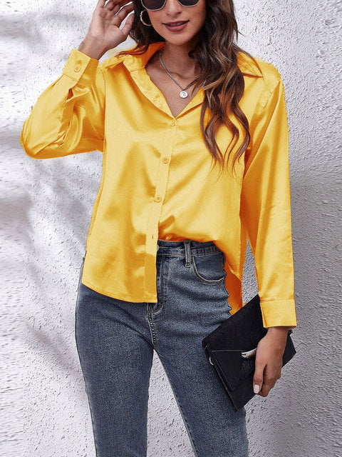 Lyvora – Elegant Satin Blouse