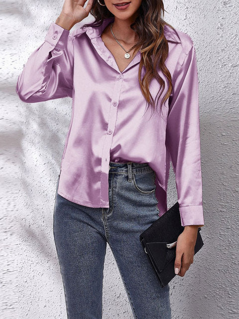 Lyvora – Elegant Satin Blouse