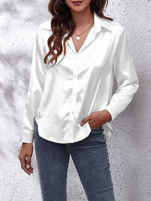 Lyvora – Elegant Satin Blouse