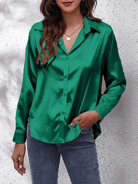 Lyvora – Elegant Satin Blouse
