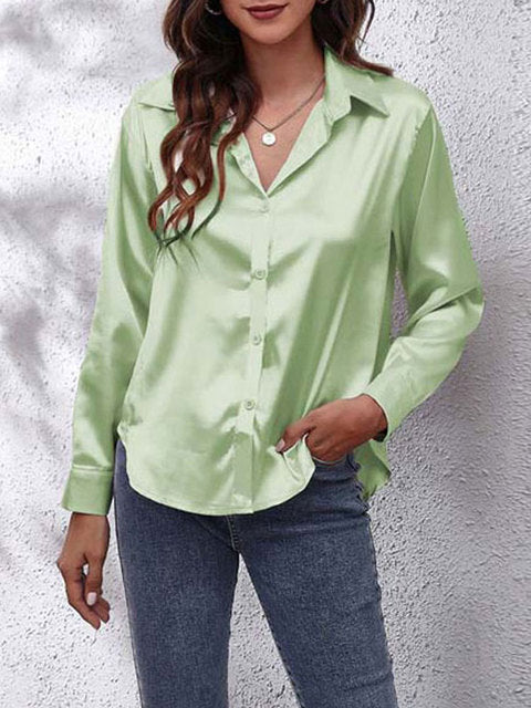 Lyvora – Elegant Satin Blouse
