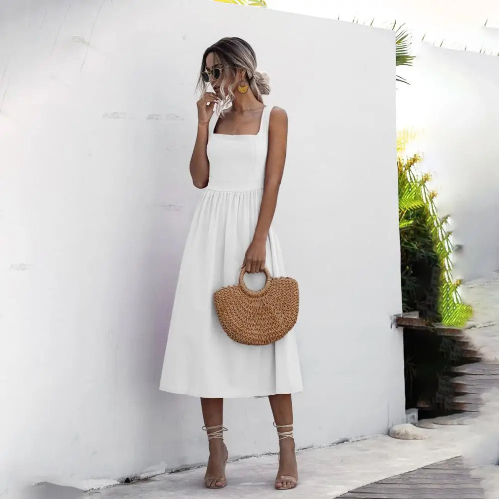 Lilivienne – Elegant Cotton-linen Dress