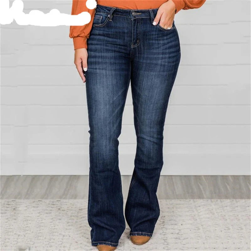 Quinette – Black High-Rise Bootcut Pants