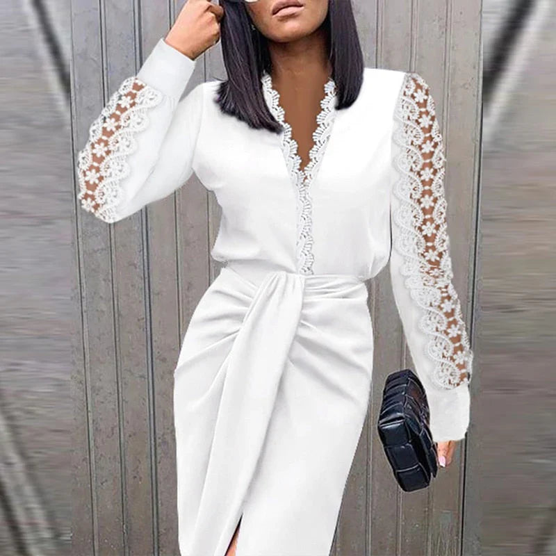 Veya – Elegant Long-sleeved Dress