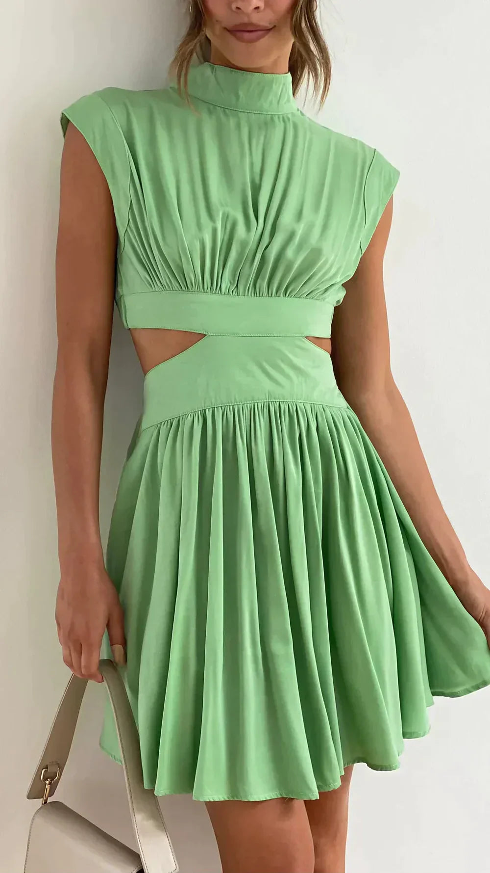 Amalthea – Elegant Cut-out Mini Dress