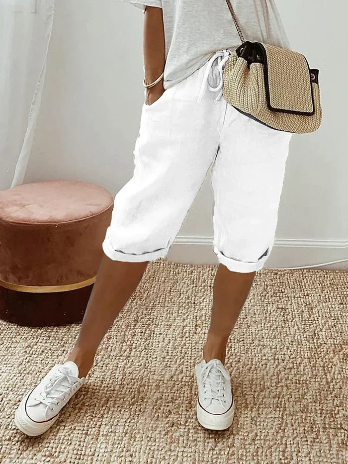Callista – Casual Linen Shorts