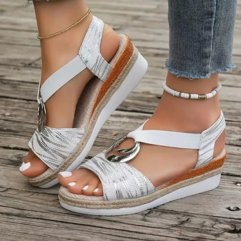 Lysha – Elegant Wedge Sandals