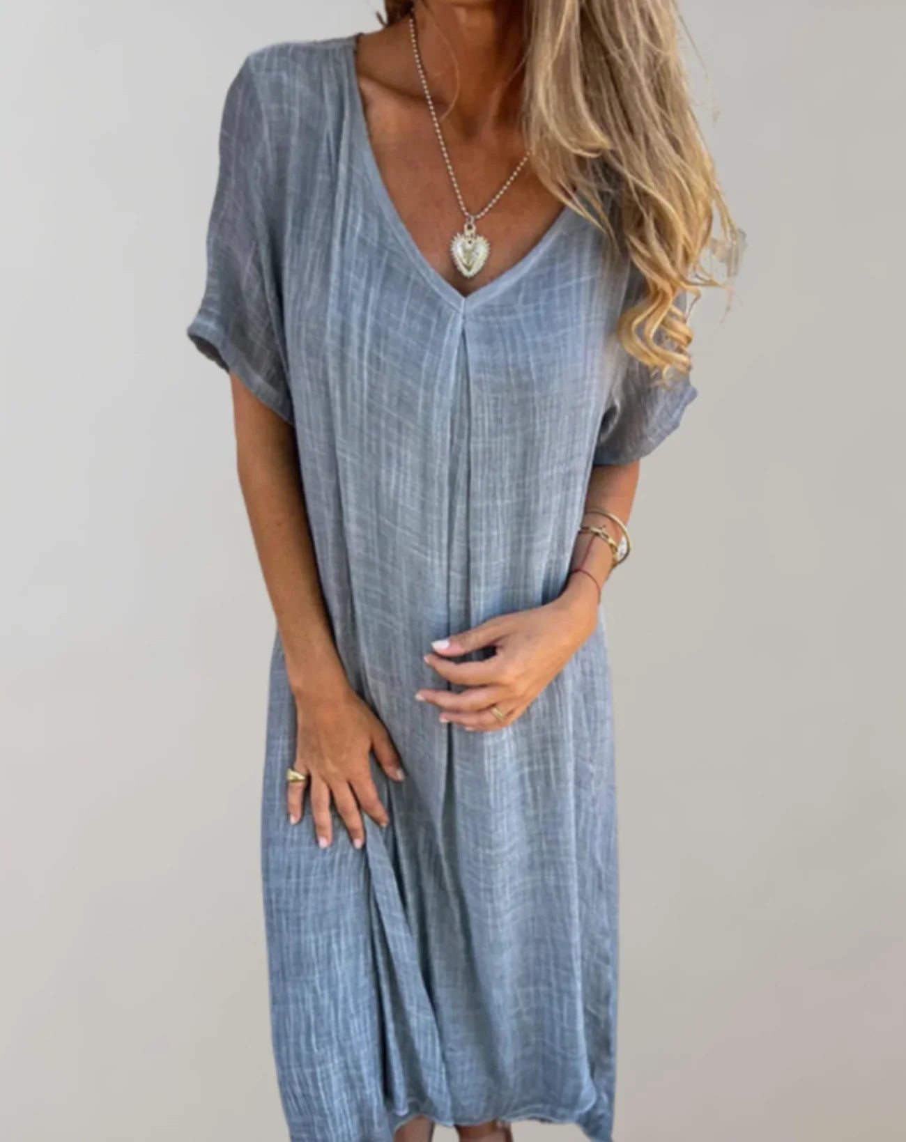 Darian – Lightweight Cotton Linen Dress
