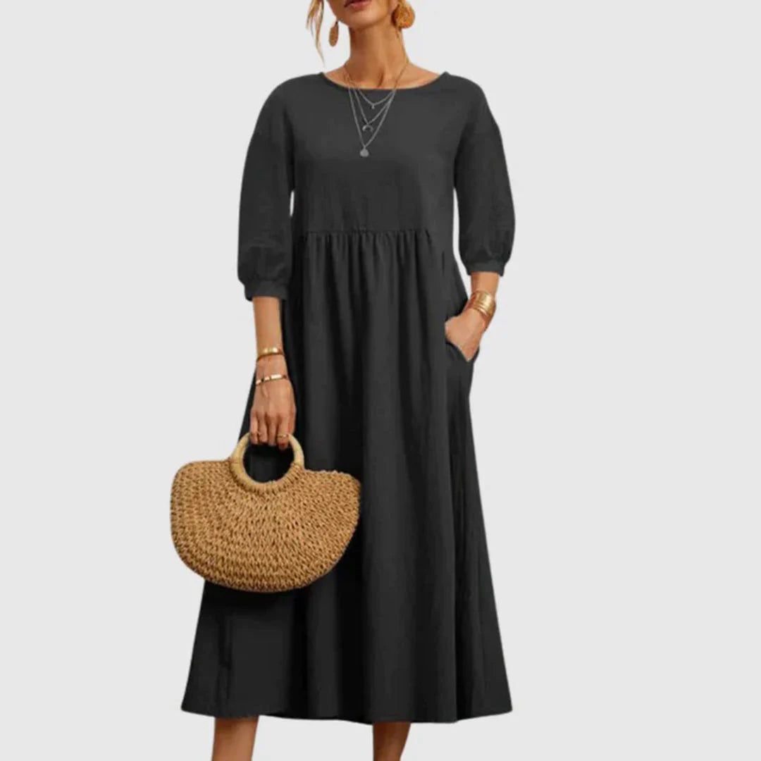 Nozara – Stylish Cotton Linen Dress