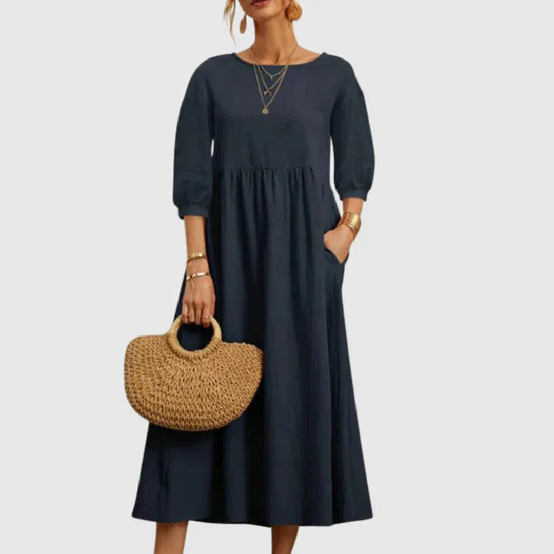 Nozara – Stylish Cotton Linen Dress