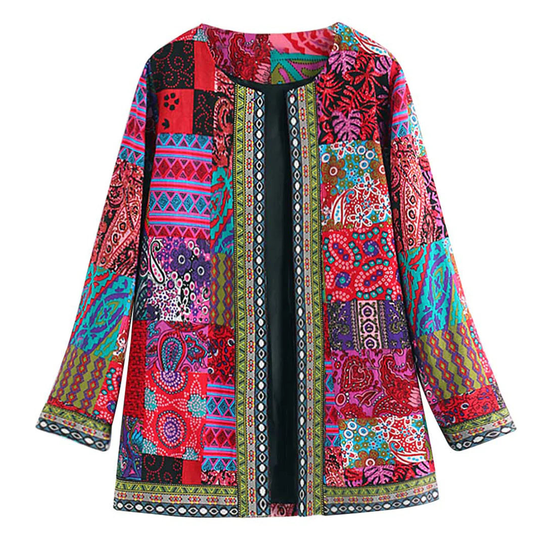 Zoryelle – Colorful Boho Patchwork Jacket