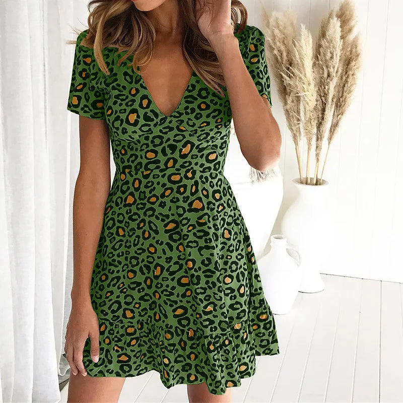 Danita – Leopard Print Mini Dress