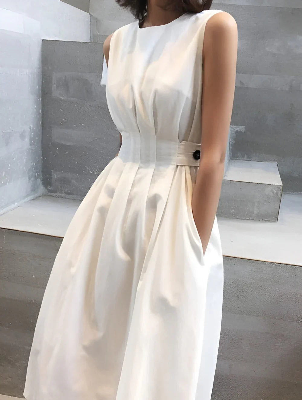 Elyndra – Elegant Cotton Linen Dress