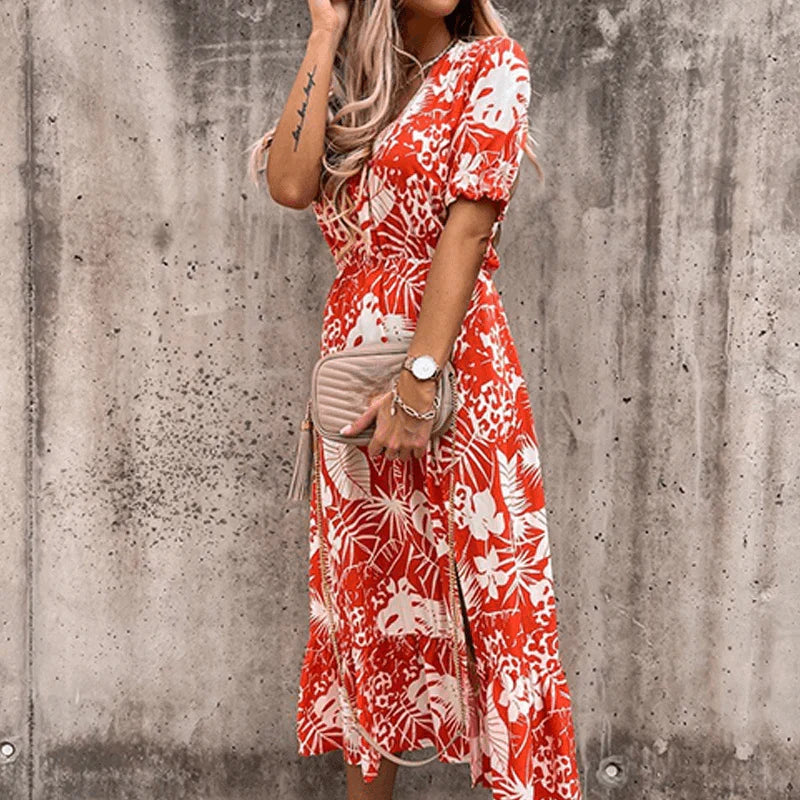 Briellea – Stylish Floral Maxi Dress