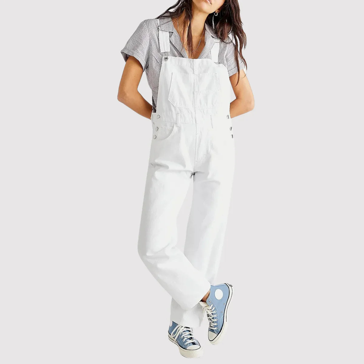 Shaira - Relaxed Fit Classic Denim Overall